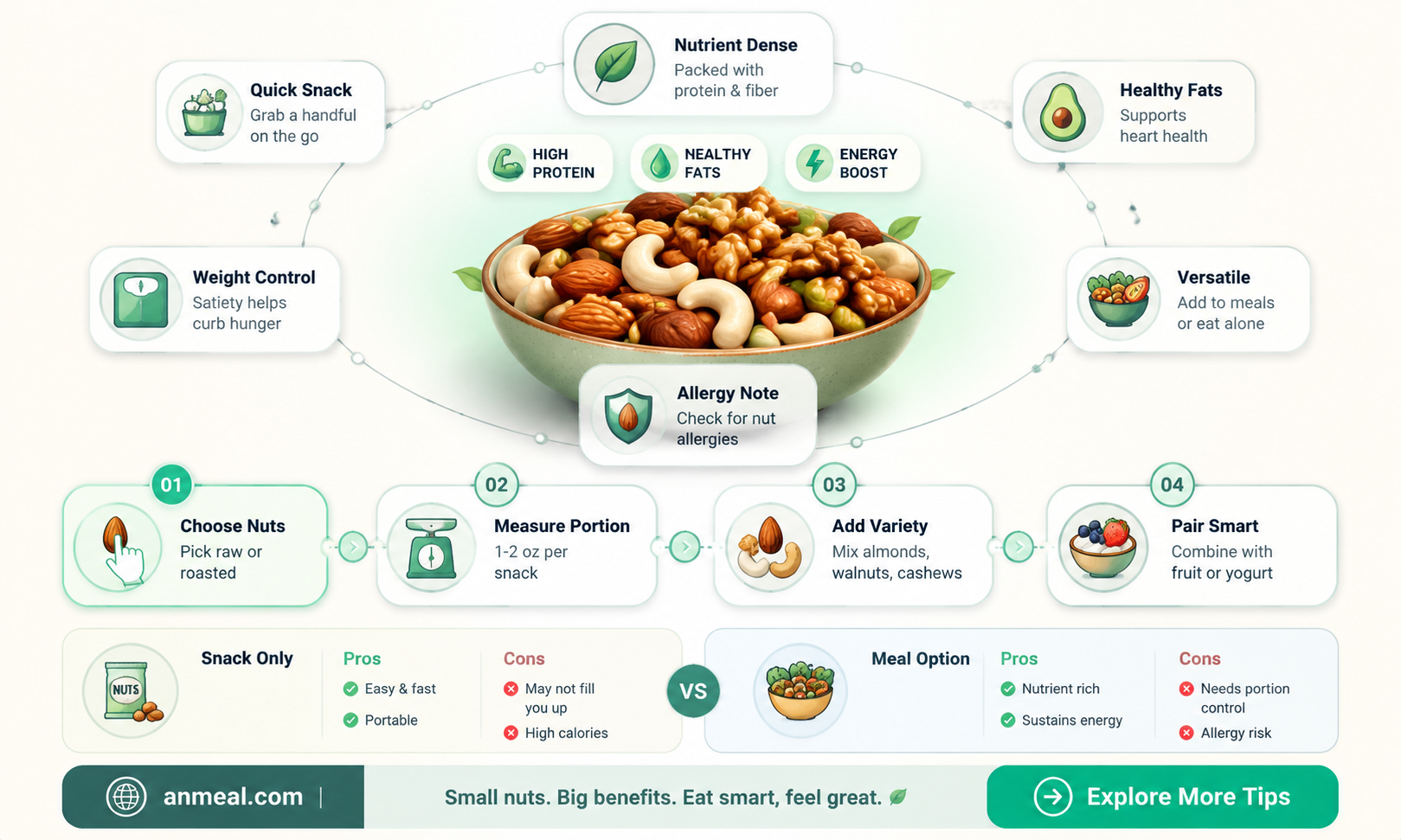 are nuts enough for lunch
