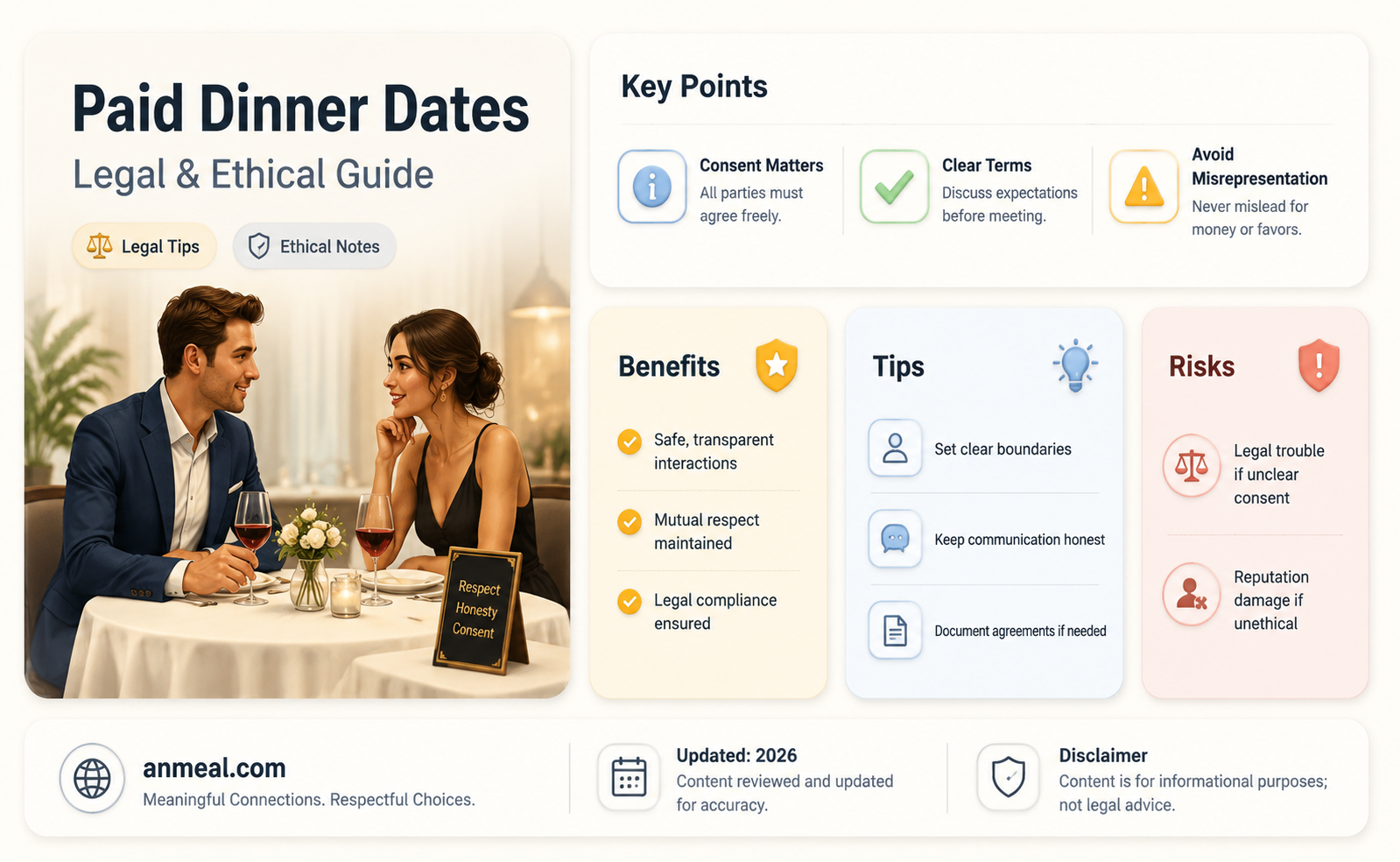 are paid dinner dates legal