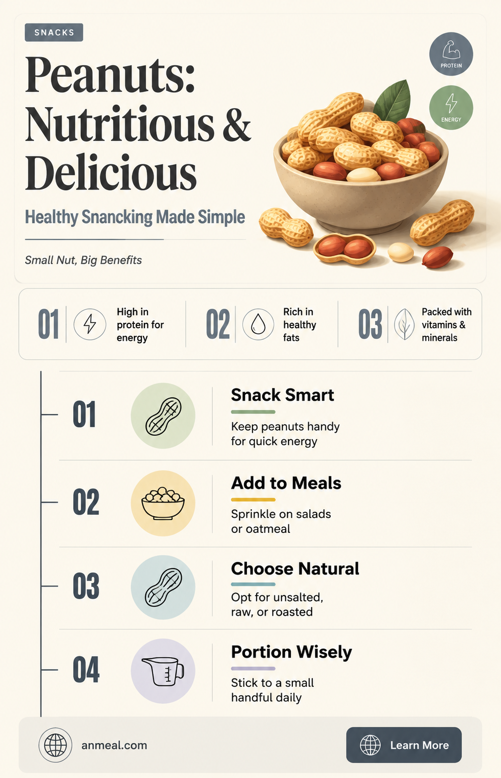 are peanuts a good snack