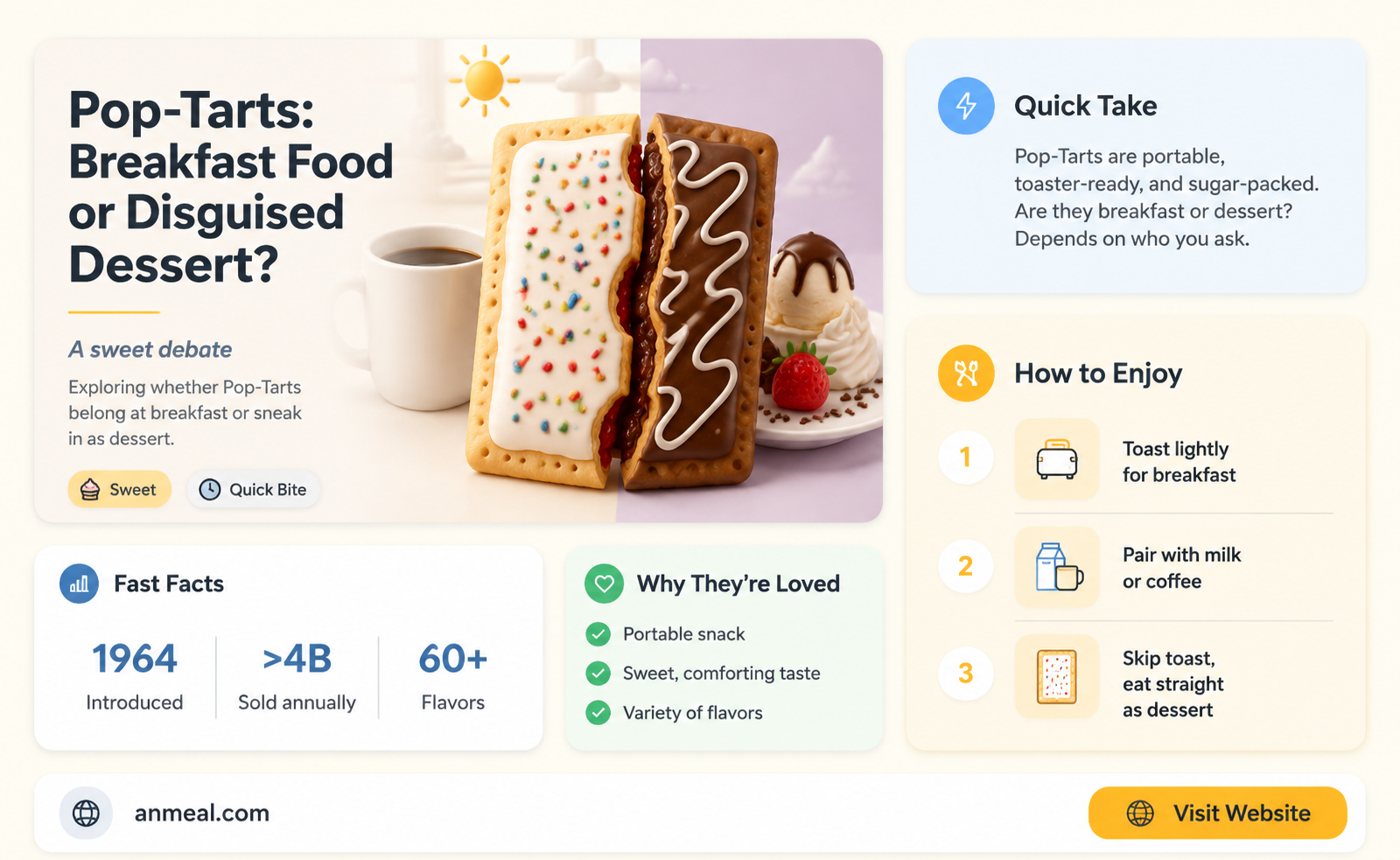 are pop tarts a breakfast food