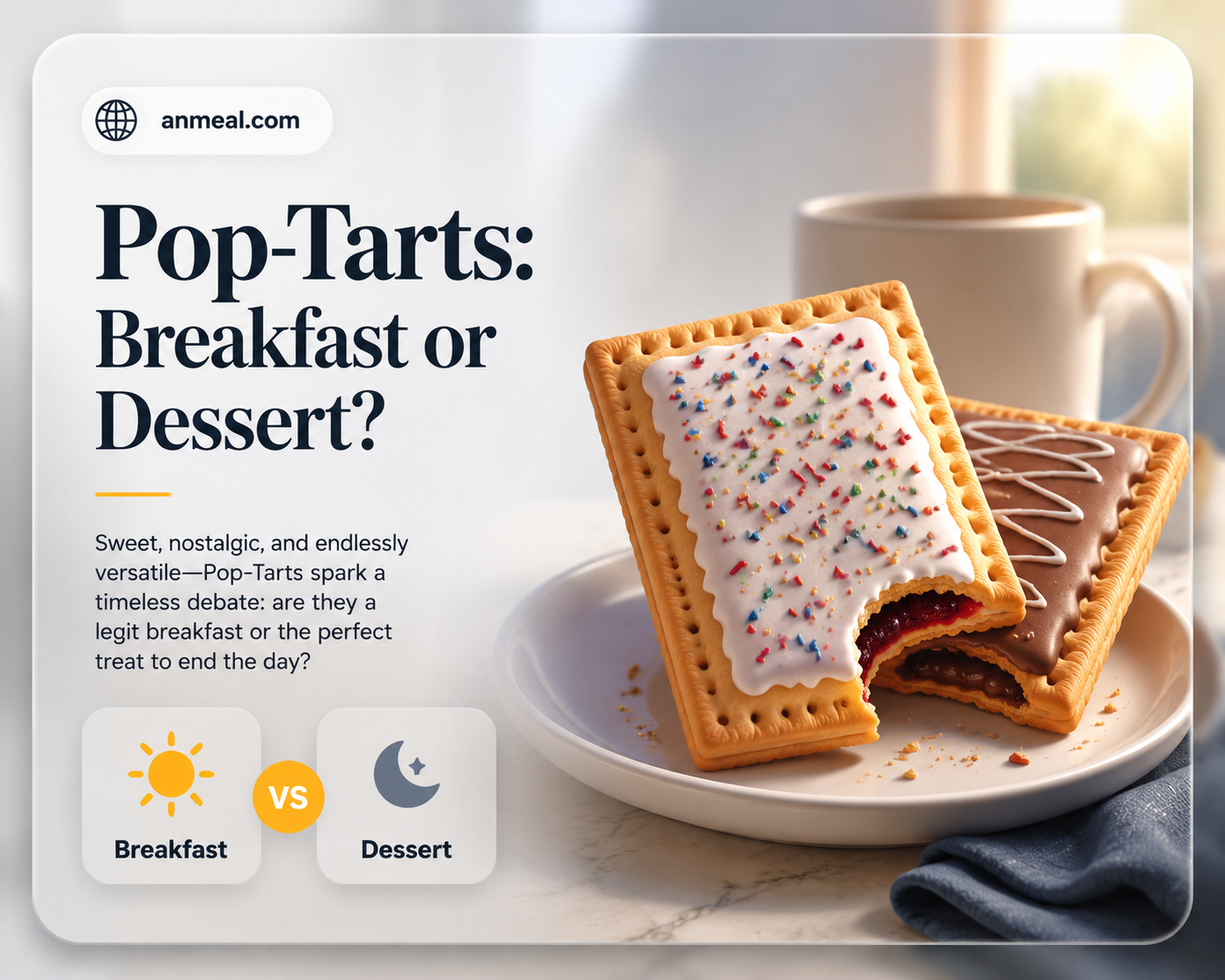 are pop tarts breakfast or dessert