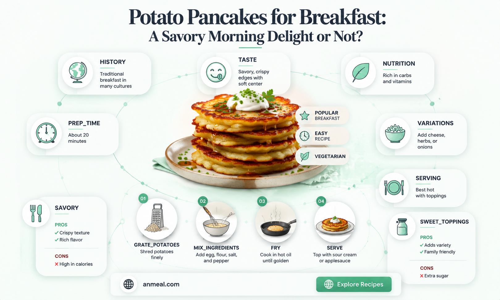 are potato pancakes for breakfast