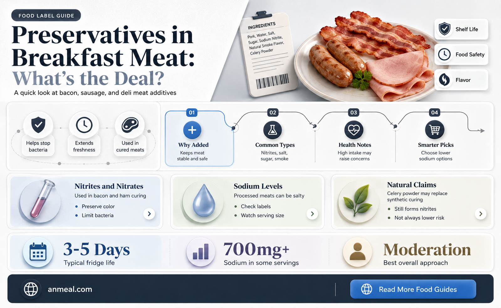 are there certain preservatives in breakfast meat