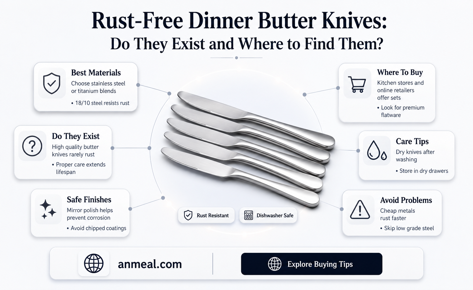 are there dinner butter knives that don