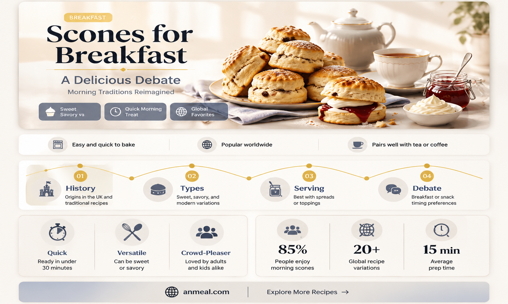 are scones a breakfast food