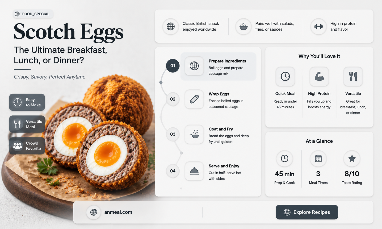 are scotch eggs breakfast or lunch or dinner