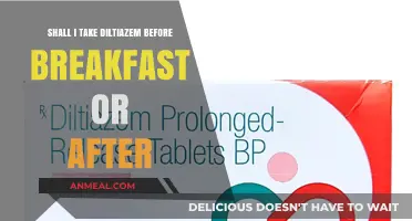 Diltiazem Timing: Should You Take It Before or After Breakfast?