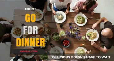 Shall We Go for Dinner? Exploring the Joy of Shared Meals