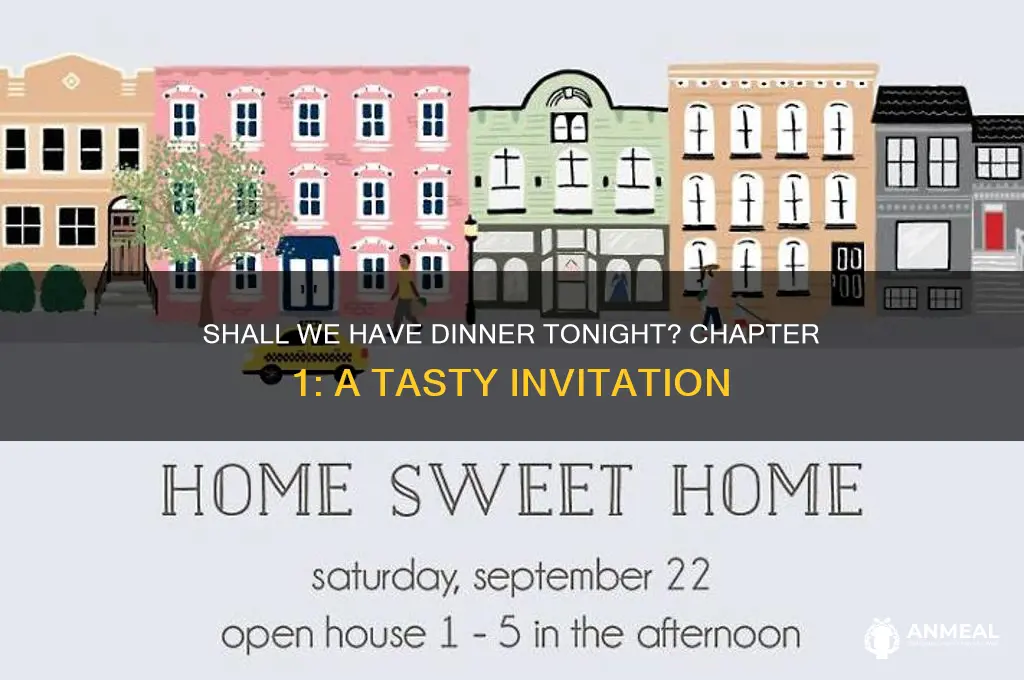 shall we have dinner tonight ch 1