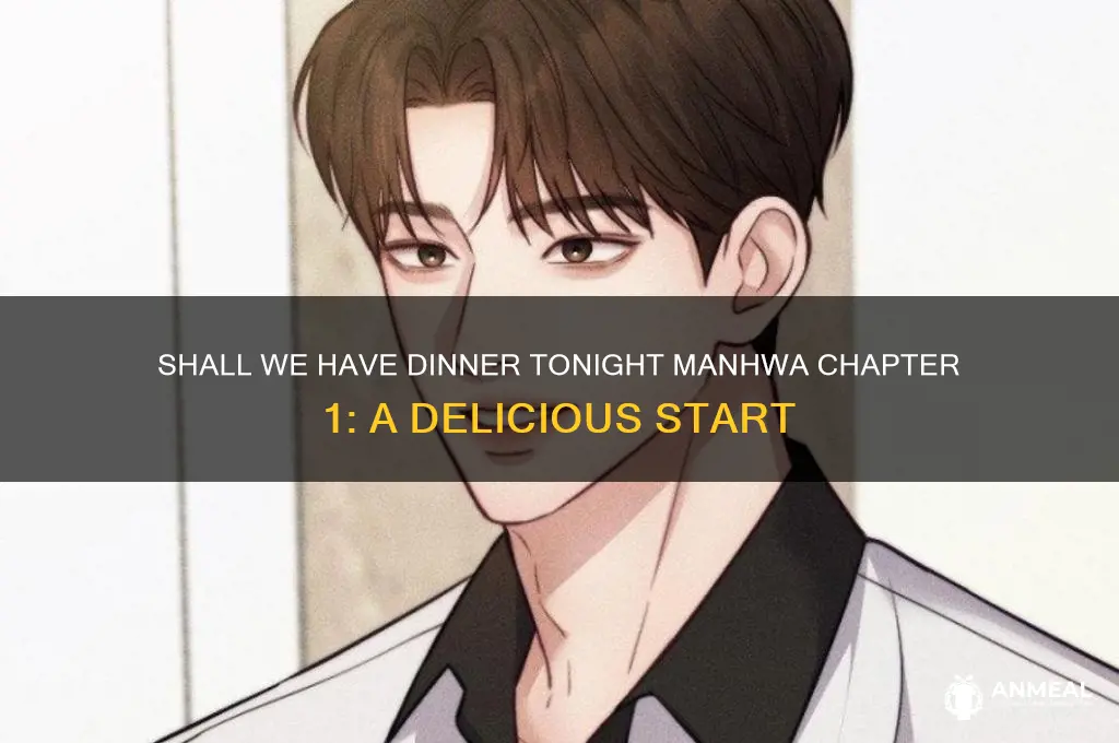 shall we have dinner tonight manhwa chapter 1