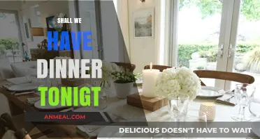 Shall We Have Dinner Tonight? A Guide to Planning the Perfect Evening