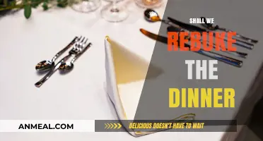 Shall We Rebuke the Dinner? Exploring Etiquette and Modern Dining