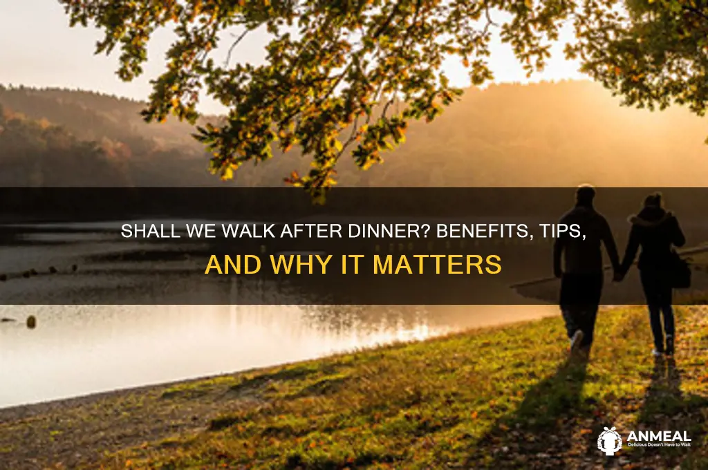 shall we walk after dinner