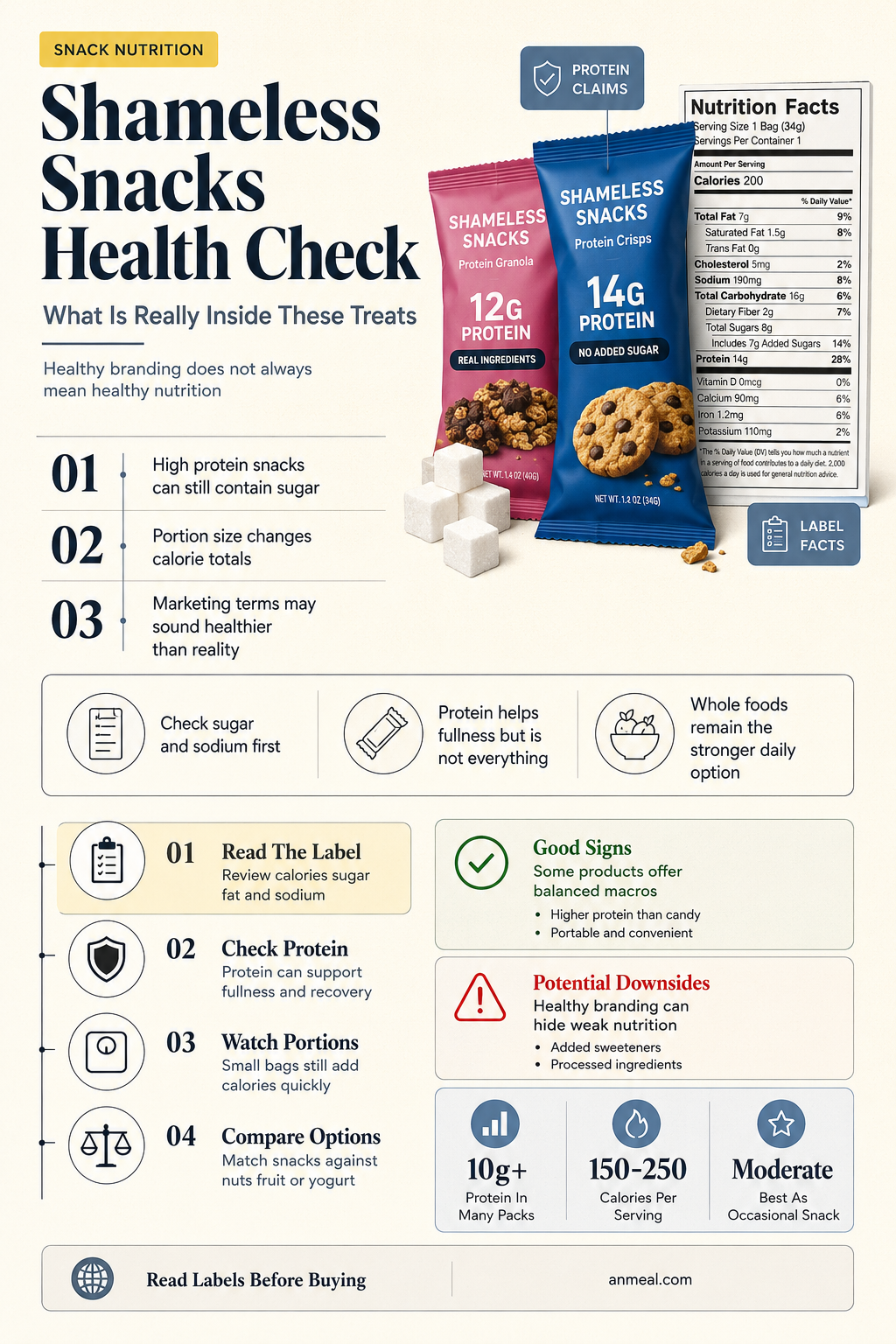 are shameless snacks healthy