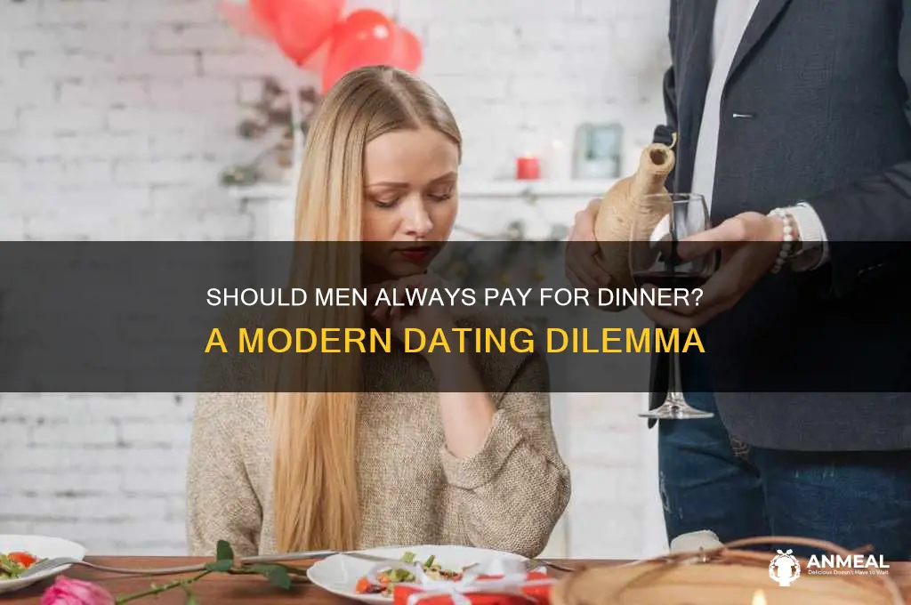 should a man buy his girlfriend dinner
