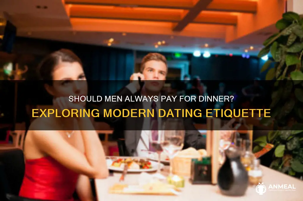 should a man pay for dinner