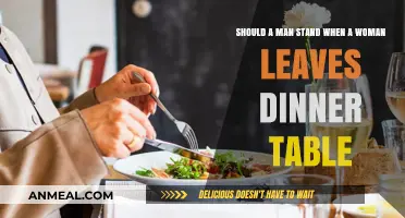 Should Men Stand When Women Leave the Table? Etiquette Explored