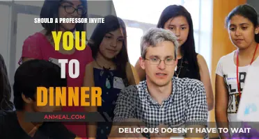 Professors Inviting Students to Dinner: Ethical or Unprofessional?