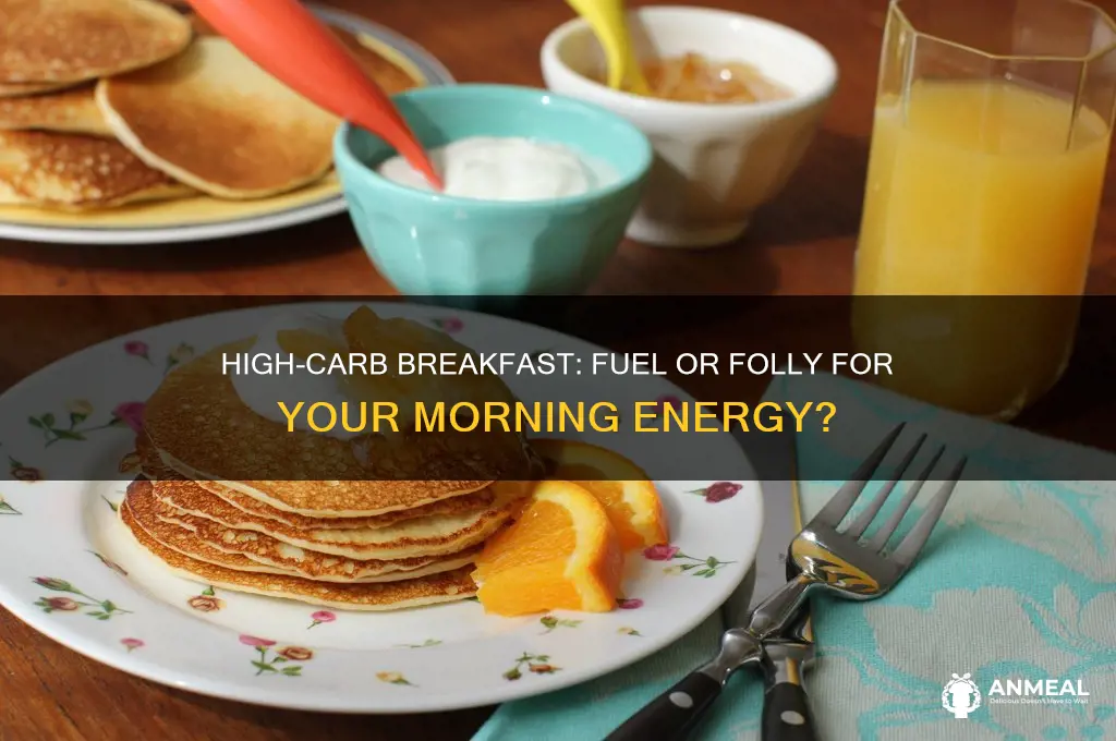 should breakfast be high carbs