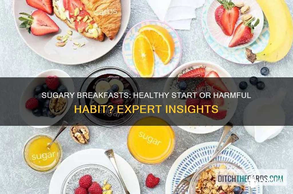 should breakfast be sugary