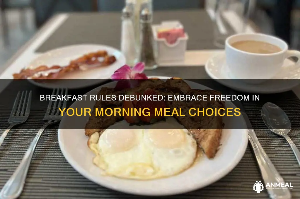 should breakfast be whatever youw ant