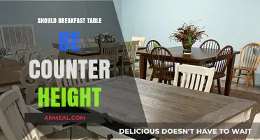 Counter Height Breakfast Tables: Pros, Cons, and Perfect Fit Tips