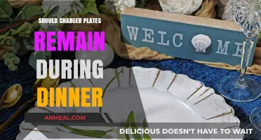 Charger Plates: To Keep or Remove During Dinner?