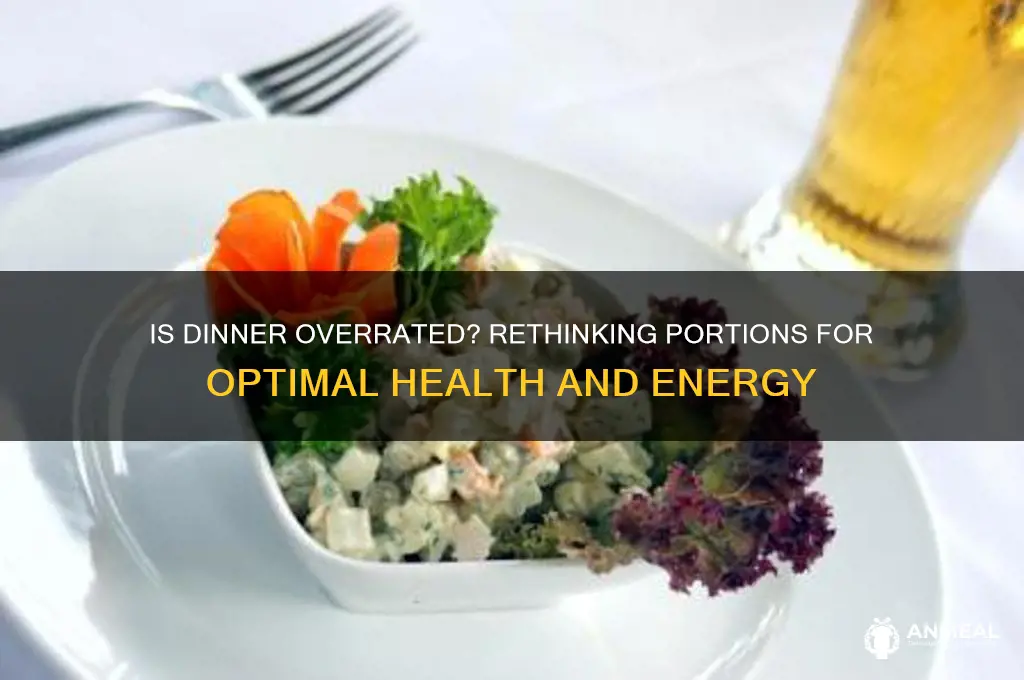 should dinner be the smallest meal