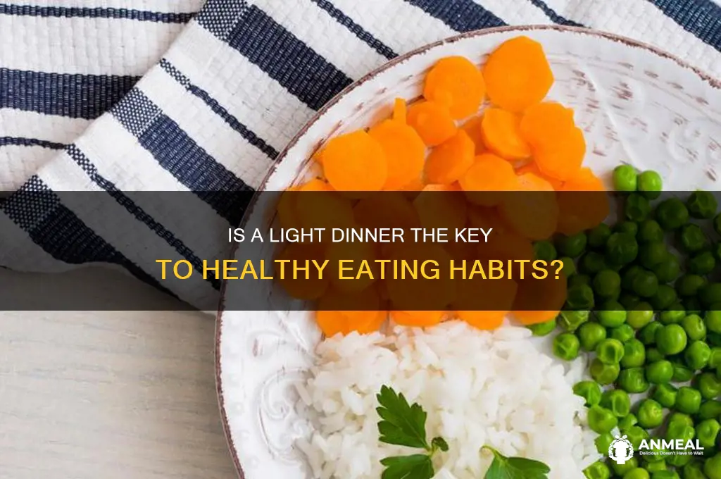 should dinner be your smallest meal