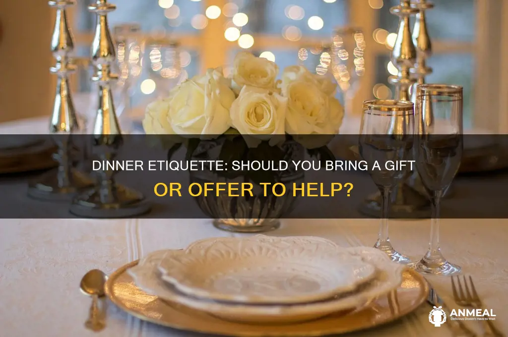 should i ask bring anything to dinner