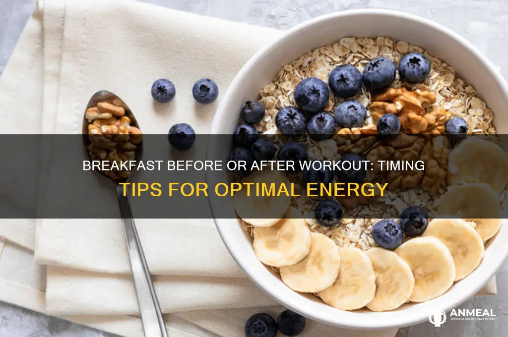 should i breakfast before or after workout