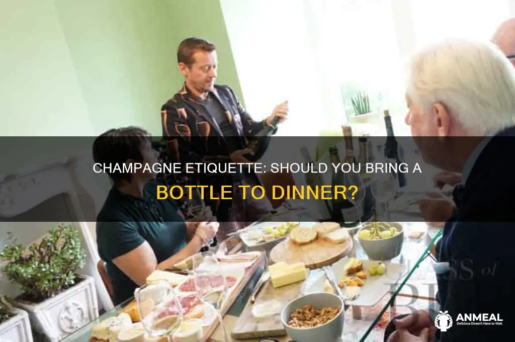 should i bring champagne to a dinner party