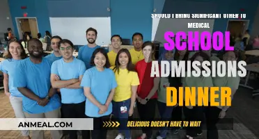 Should You Bring Your Partner to Medical School Admissions Dinner?