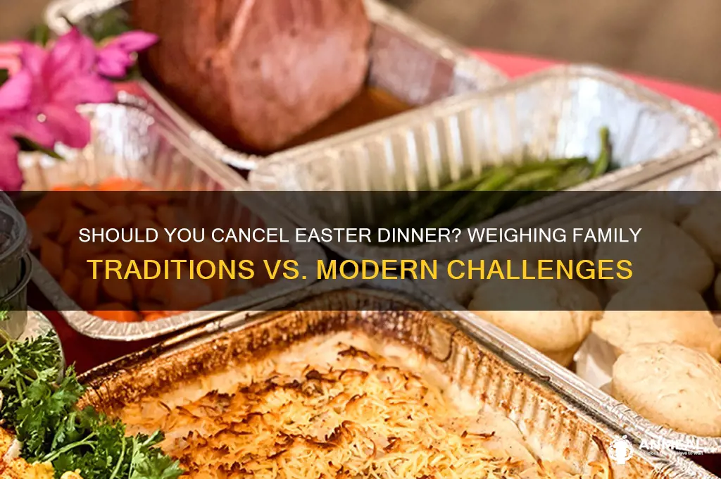 should i cancel easter dinner