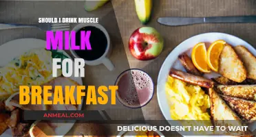 Muscle Milk for Breakfast: Benefits, Drawbacks, and Better Alternatives
