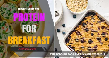 Whey Protein for Breakfast: Benefits, Timing, and Healthy Morning Options