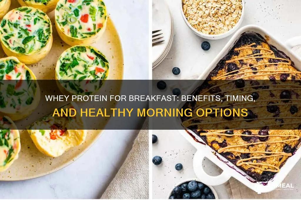 should i drink whey protein for breakfast
