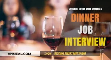 Wine at Work: Navigating Dinner Job Interviews with Etiquette