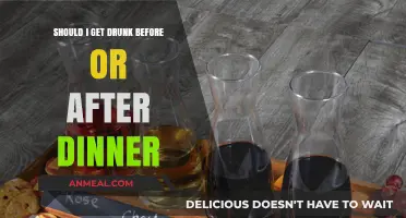Dinner and Drinks: Timing Your Tipsy Adventure for Maximum Enjoyment