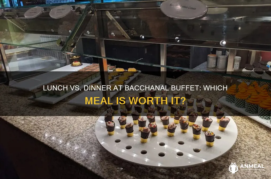 should i go for lunch or dinner at bacchanal buffet