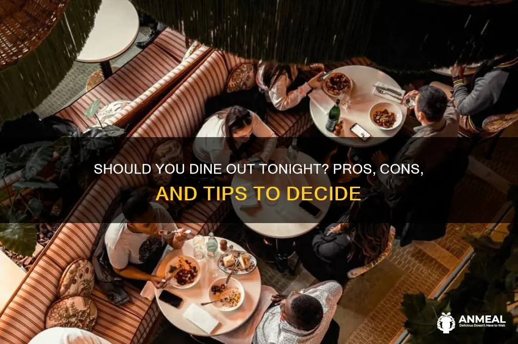 should i go out for dinner tonight