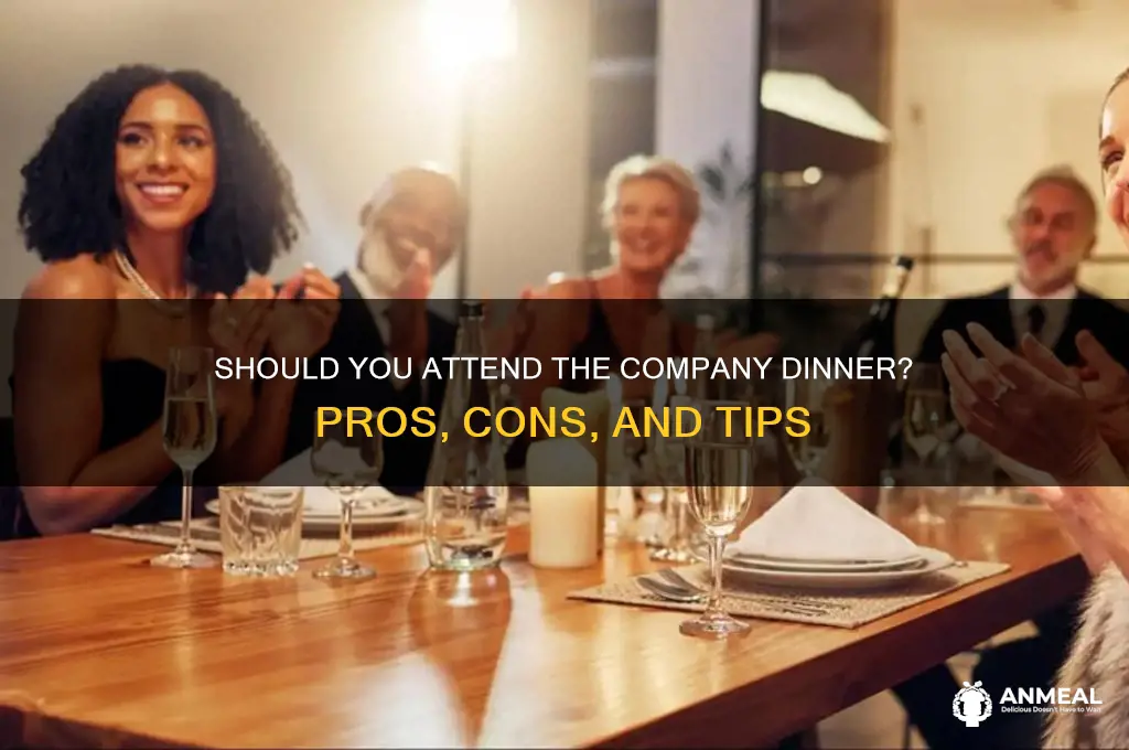 should i go to company dinner