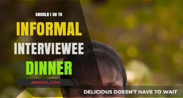 To Dine or Decline: Navigating Informal Interview Dinner Invites