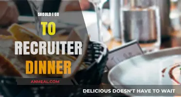 Should You Attend a Recruiter Dinner? Pros, Cons, and Etiquette Tips