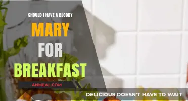 Bloody Mary for Breakfast: Healthy Choice or Morning Indulgence?
