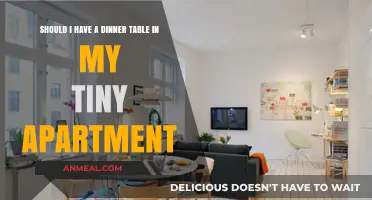 Tiny Apartment, Big Dilemma: Is a Dinner Table Worth It?