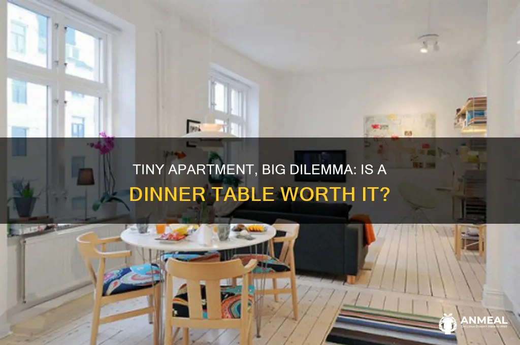 should i have a dinner table in my tiny apartment