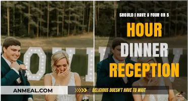 Four vs. Five-Hour Dinner Reception: Which is Right for Your Wedding?