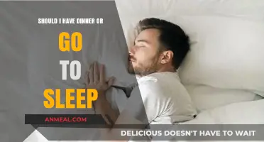 Dinner or Sleep: Which Should You Choose Tonight?