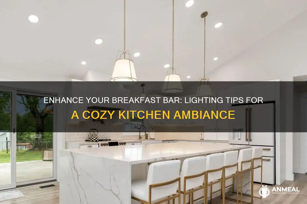 should i install lights over breakfast bar